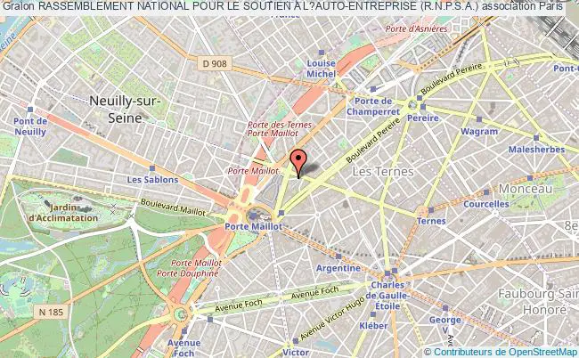 plan association Rassemblement National Pour Le Soutien A L?auto-entreprise (r.n.p.s.a.) Paris