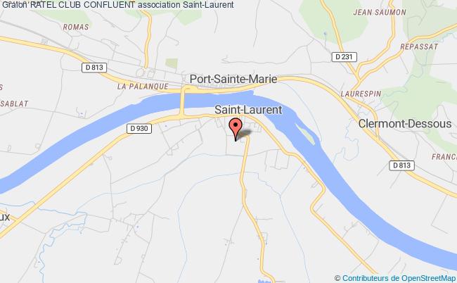plan association Ratel Club Confluent Saint-Laurent