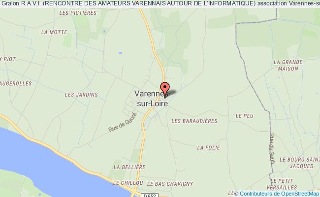 plan association R.a.v.i. (rencontre Des Amateurs Varennais Autour De L'informatique) Varennes-sur-Loire