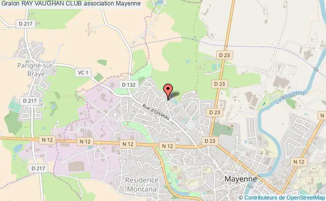 plan association Ray Vaughan Club Mayenne