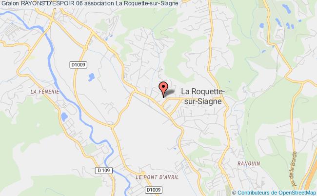 plan association Rayons D'espoir 06 Roquette-sur-Siagne