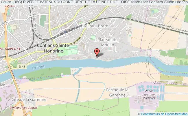 plan association (rbc) Rives Et Bateaux Du Confluent De La Seine Et De L'oise Conflans-Sainte-Honorine