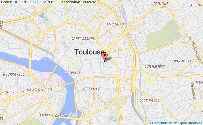 plan association Rc Toulouse Capitole Toulouse