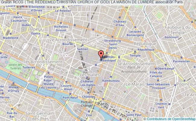 plan association Rccg ( The Redeemed Christian Church Of God) La Maison De Lumiere Paris