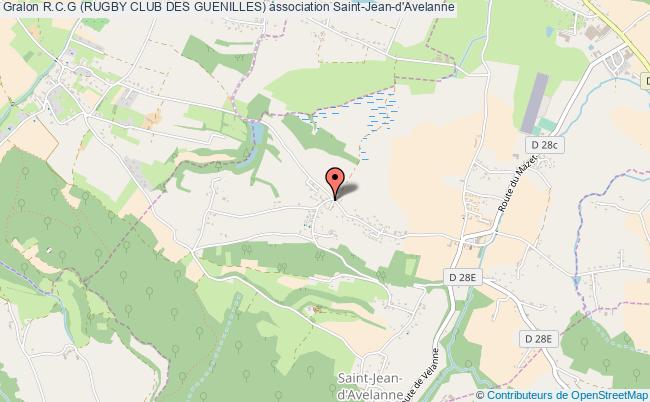 plan association R.c.g (rugby Club Des Guenilles) Saint-Jean-d'Avelanne