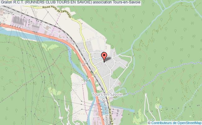 plan association R.c.t. (runners Club Tours En Savoie) Tours-en-Savoie