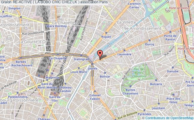 plan association Re-active ( La Bobo Chic Chez Lk ) Paris
