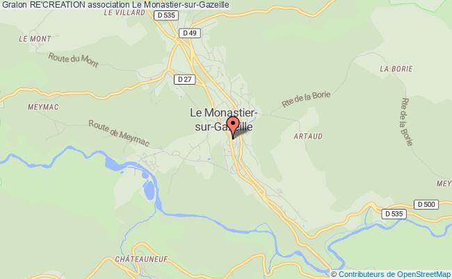 plan association Re'creation Le    Monastier-sur-Gazeille