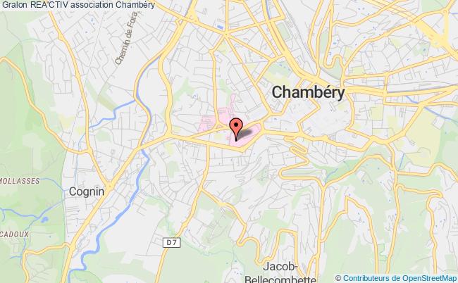 plan association Rea'ctiv Chambéry cedex