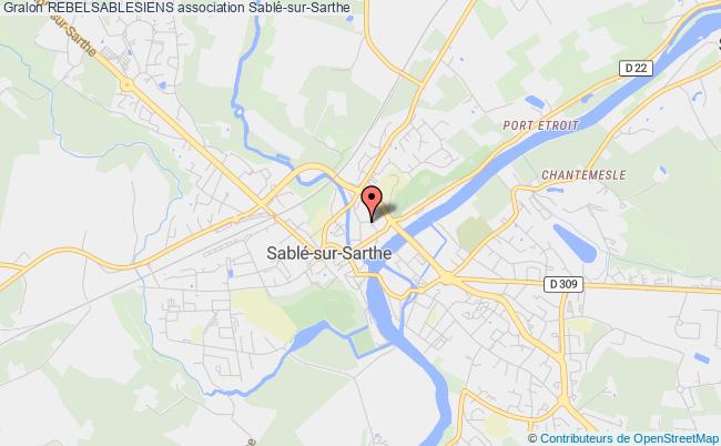 plan association Rebelsablesiens Sablé-sur-Sarthe