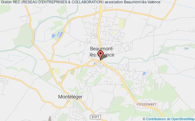 plan association Rec (reseau D'entreprises & Collaboration) Beaumont-lès-Valence
