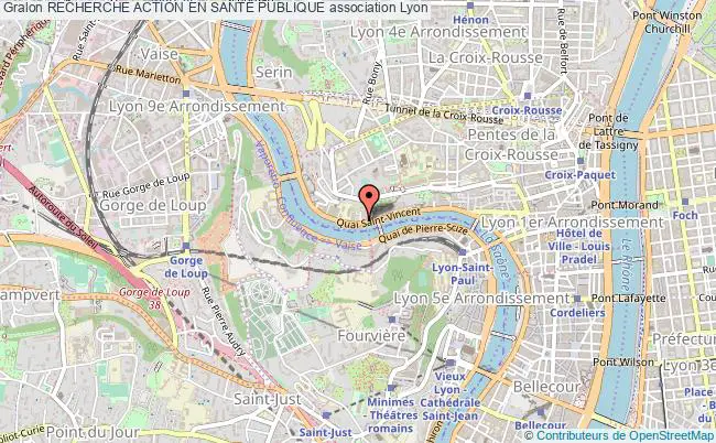 plan association Recherche Action En SantÉ Publique Lyon