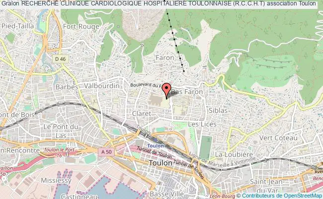plan association Recherche Clinique Cardiologique Hospitaliere Toulonnaise (r.c.c.h.t) Toulon