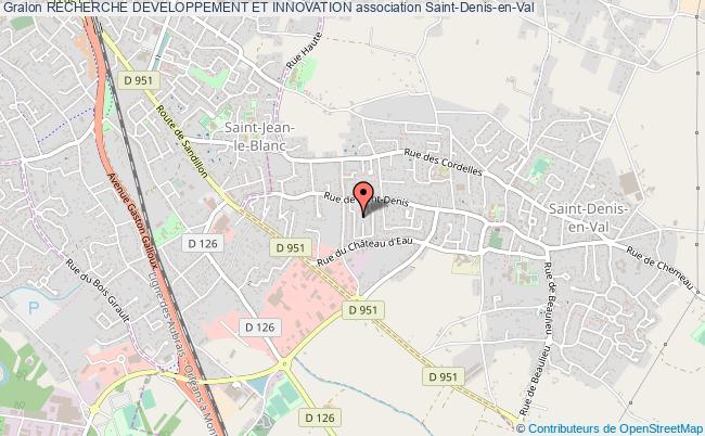 plan association Recherche Developpement Et Innovation Saint-Denis-en-Val