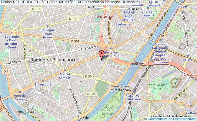 plan association Recherche Developpement Mobile Boulogne-Billancourt