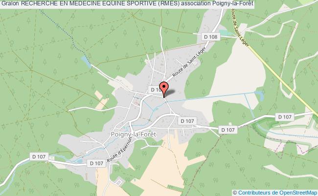 plan association Recherche En Medecine Equine Sportive (rmes) Poigny-la-Forêt