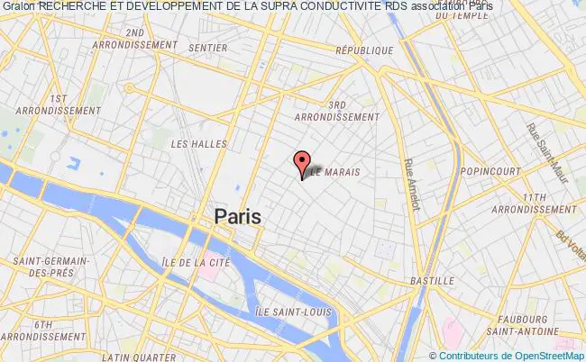 plan association Recherche Et Developpement De La Supra Conductivite Rds Paris