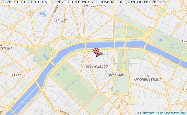 plan association Recherche Et Developpement En Pharmacie Hospitaliere (rdph) Paris 7e