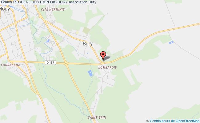 plan association Recherches Emplois Bury Bury
