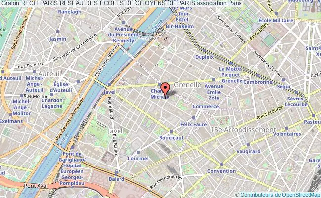 plan association Recit Paris Reseau Des Ecoles De Citoyens De Paris Paris
