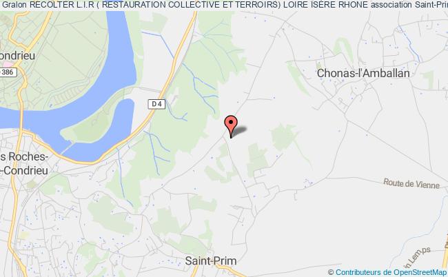 plan association Recolter L.i.r ( Restauration Collective Et Terroirs) Loire IsÈre Rhone Saint-Prim