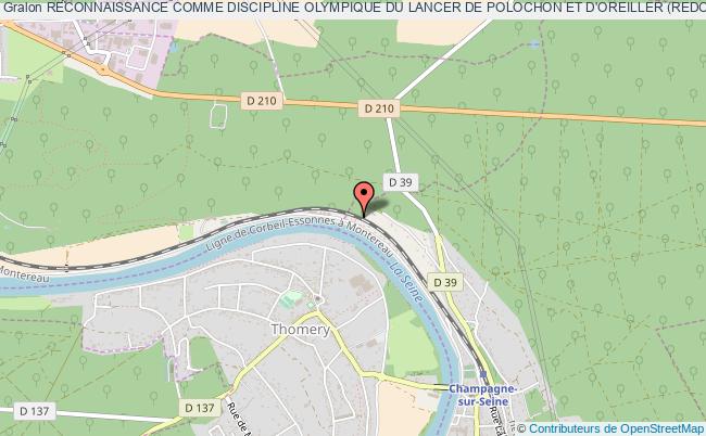 plan association Reconnaissance Comme Discipline Olympique Du Lancer De Polochon Et D'oreiller (redolpo) Champagne-sur-Seine