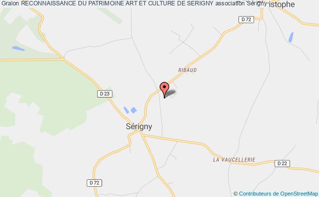plan association Reconnaissance Du Patrimoine Art Et Culture De Serigny Sérigny