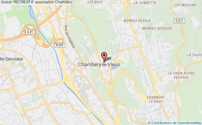 plan association Recreatif Chambéry