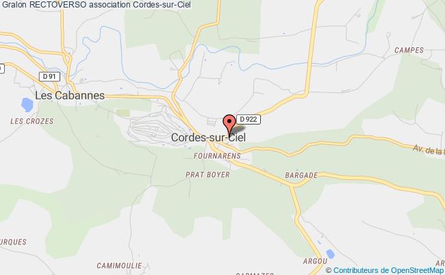 plan association Rectoverso Cordes-sur-Ciel