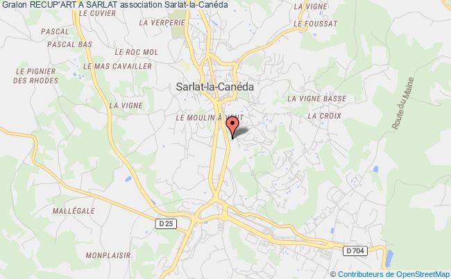 plan association Recup'art A Sarlat Sarlat-la-Canéda