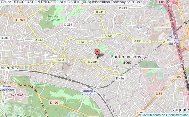 plan association Recuperation Entraide Solidarite (res) Fontenay-sous-Bois