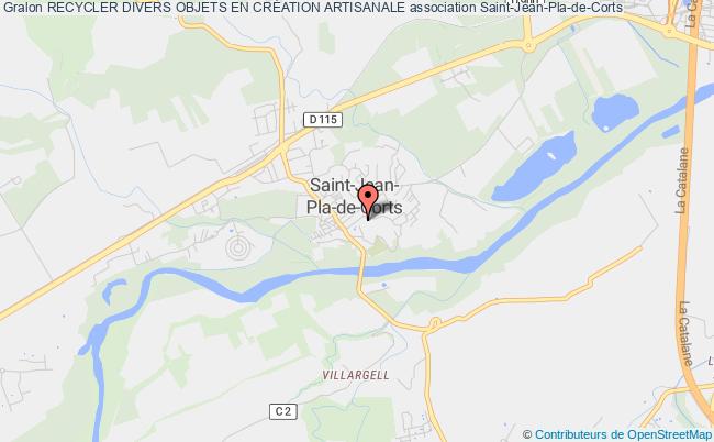 plan association Recycler Divers Objets En CrÉation Artisanale Saint-Jean-Pla-de-Corts