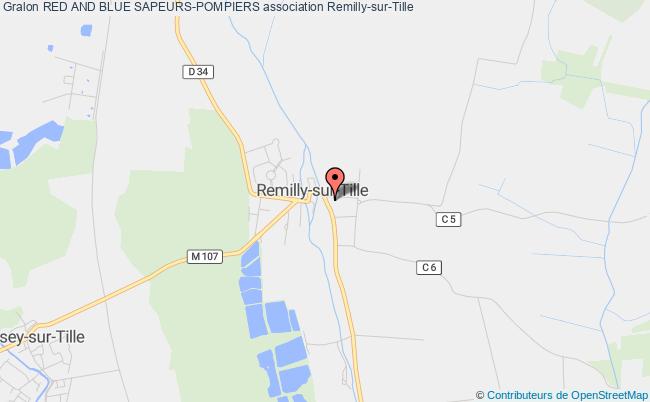 plan association Red And Blue Sapeurs-pompiers Remilly-sur-Tille