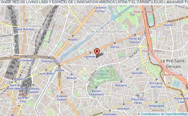 plan association Red De Living Labs Y Espacio De L'innovation America Latina Y El Caribe (leilac) Paris