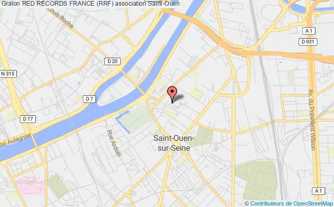 plan association Red Records France (rrf) Saint-Ouen