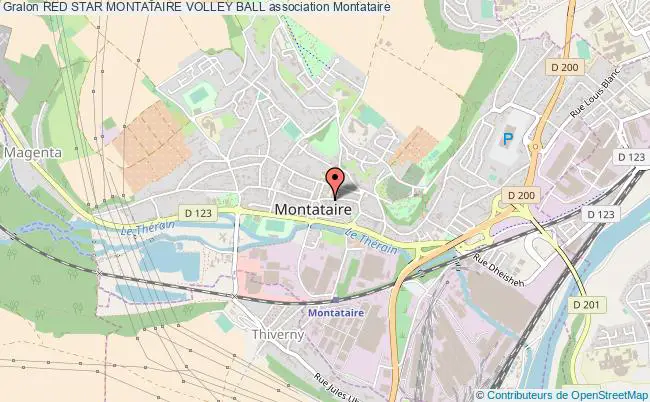 plan association Red Star Montataire Volley Ball Montataire