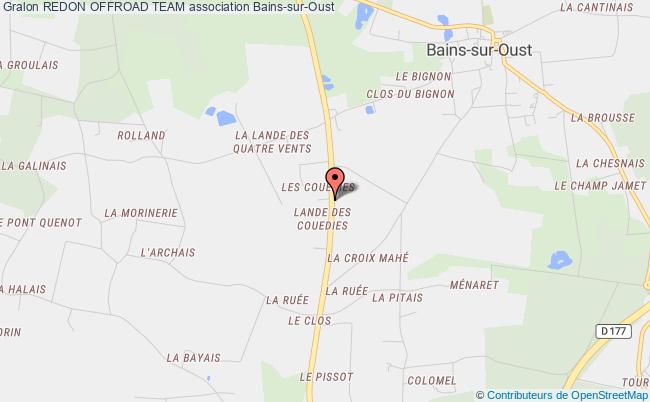 plan association Redon Offroad Team Bains-sur-Oust