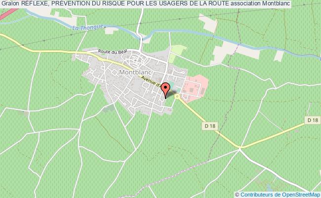plan association RÉflexe, PrÉvention Du Risque Pour Les Usagers De La Route Montblanc