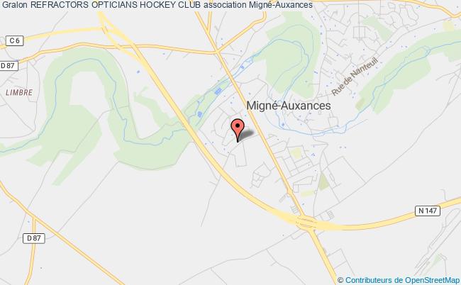 plan association Refractors Opticians Hockey Club Migné-Auxances