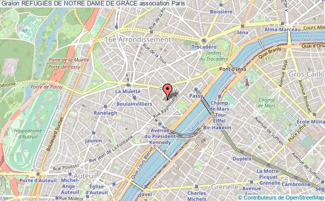 plan association RÉfugiÉs De Notre Dame De GrÂce Paris