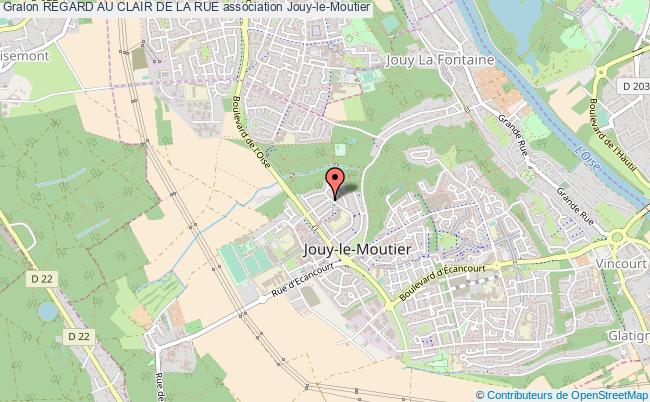 plan association Regard Au Clair De La Rue Jouy-le-Moutier