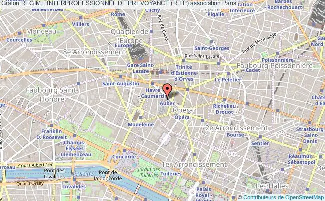 plan association Regime Interprofessionnel De Prevoyance (r.i.p) Paris