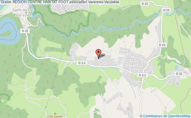 plan association Region Centre Habitat Foot Varennes-Vauzelles
