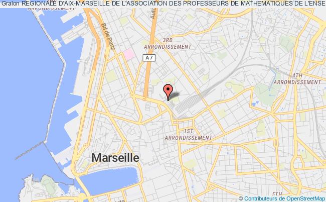 plan association Regionale D'aix-marseille De L'association Des Professeurs De Mathematiques De L'enseignement Public (apmep) Marseille