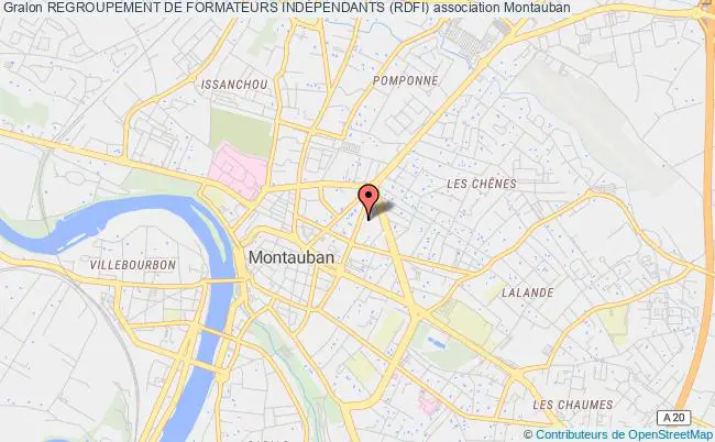 plan association Regroupement De Formateurs IndÉpendants (rdfi) Montauban