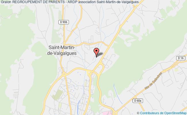 plan association Regroupement De Parents - Ardp Saint-Martin-de-Valgalgues