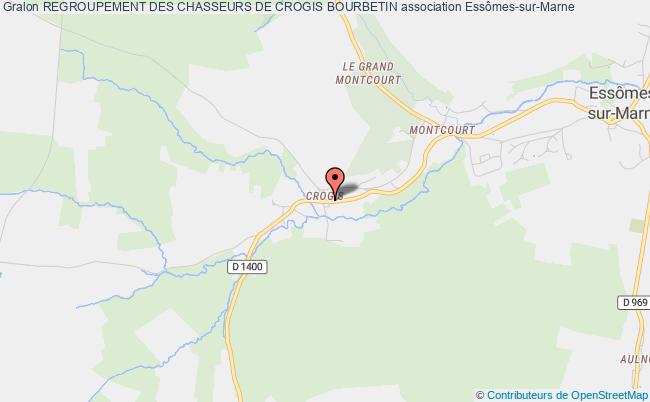 plan association Regroupement Des Chasseurs De Crogis Bourbetin Essômes-sur-Marne