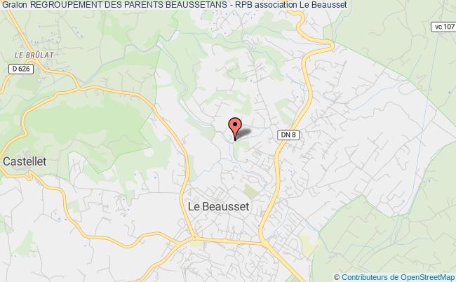 plan association Regroupement Des Parents Beaussetans - Rpb Le    Beausset