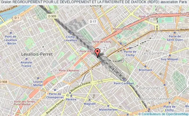 plan association Regroupement Pour Le DÉveloppement Et La FraternitÉ De Diatock (rdfd) Paris