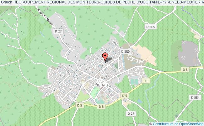 plan association Regroupement Regional Des Moniteurs-guides De PÊche D'occitanie-pyrenees-mediterranee Pignan
